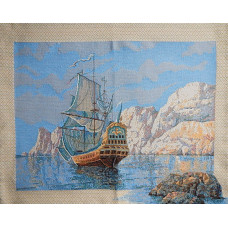 ПАРУСНИК. БЕЛЫЕ СКАЛЫ 50Х50