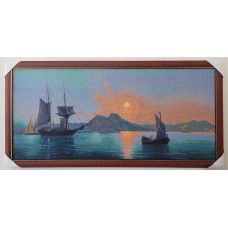 МОРСКОЙ ЗАКАТ 100Х50